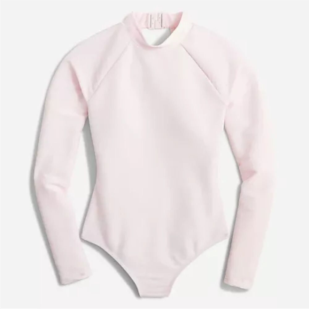NWT J. Crew Active Ribbed Long-sleeve One-piece Size 22